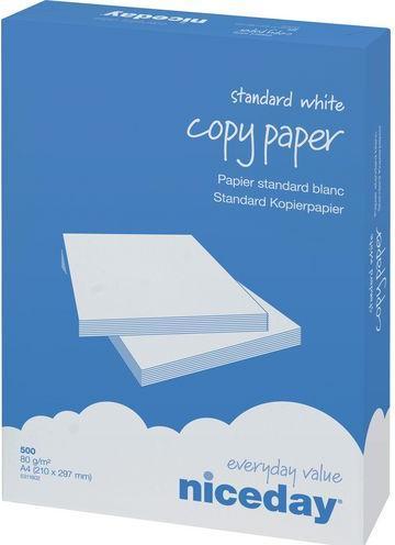 Niceday Copy paper Copy DIN A4 80 g/m² matt white (80 g/m², 500 x, A4)