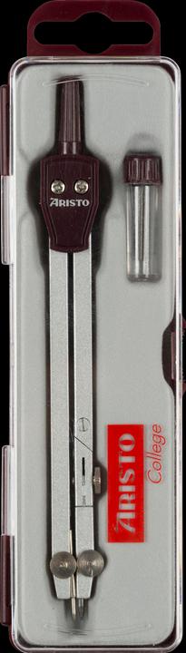 Produktbild Aristo Einsatzzirkel 1 Gelenk max. 360mm Länge: 135mm silber/bordeaux