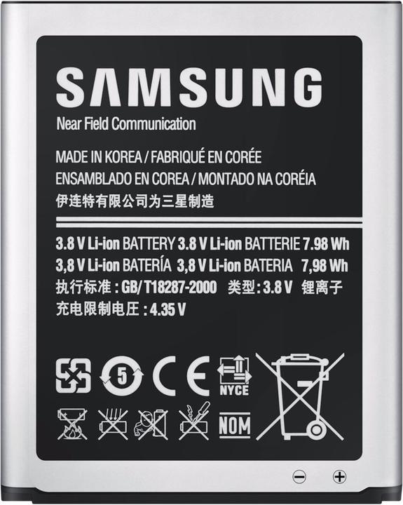 Samsung Eb-L1g6llucstd (Rechargeable battery, Galaxy S3 LTE i9305, Galaxy S3 Neo, Galaxy S3 i9300, Galaxy S3)