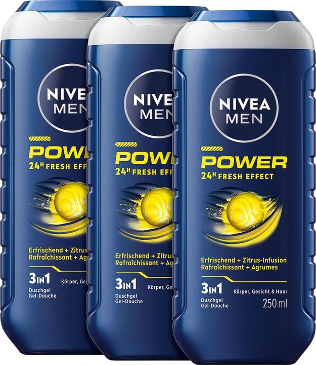Produktbild NIVEA Pflegedusche Power Trio (750 ml)