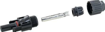 Actual product image Schwaiger Plug/coupling set of 2 (Solar connector)