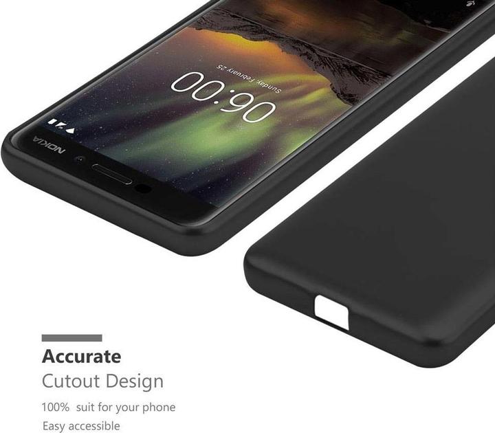 Image du produit Cadorabo Couverture métallique mate TPU (Nokia 6.1)