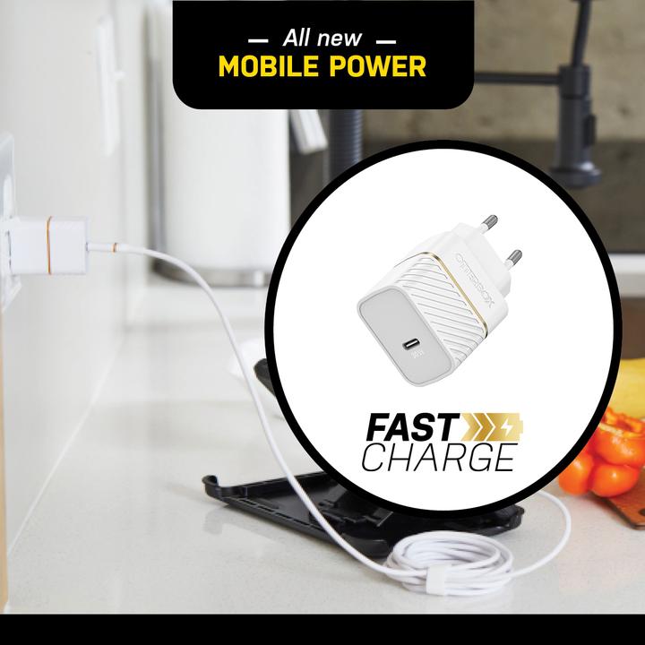 Immagine prodotto OtterBox EU GaN Caricabatterie a parete Fast Charge (30 W)