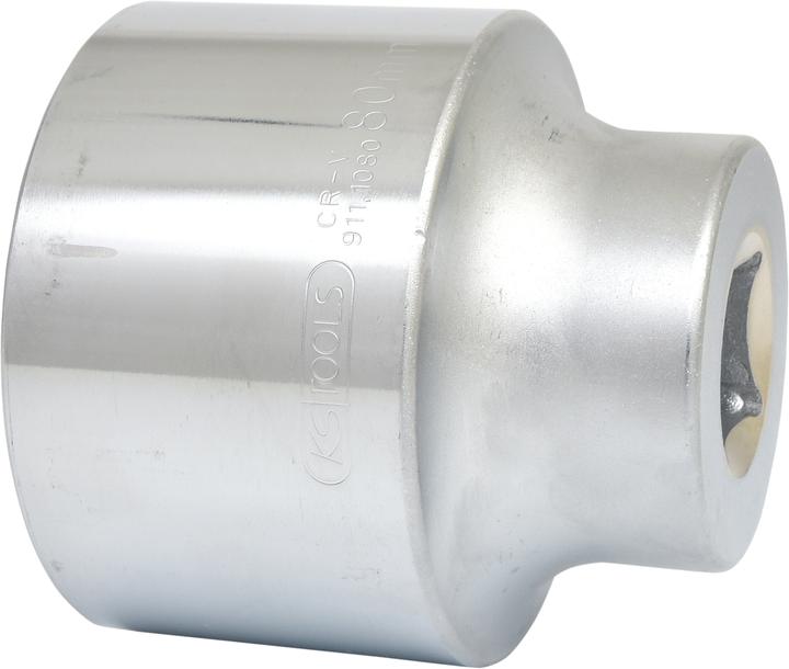 Produktbild KS Tools 1" Sechskant-Stecknuss kurz (80 mm)