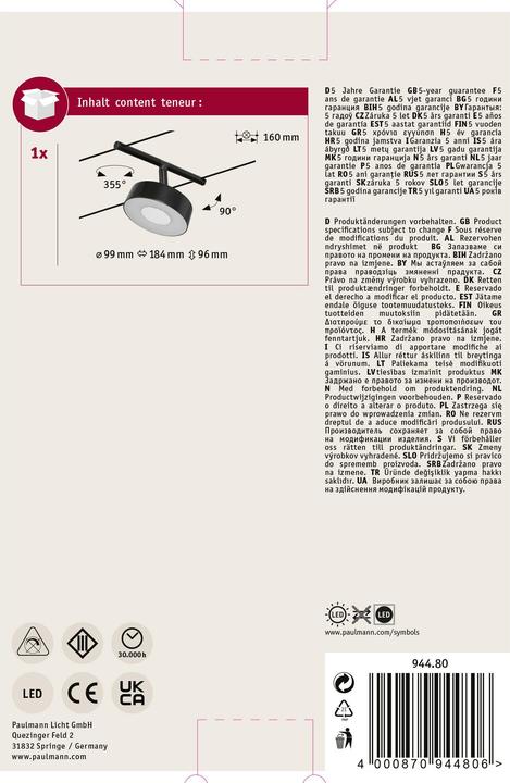 Image du produit Paulmann Cercle de système de fil (400 lm)