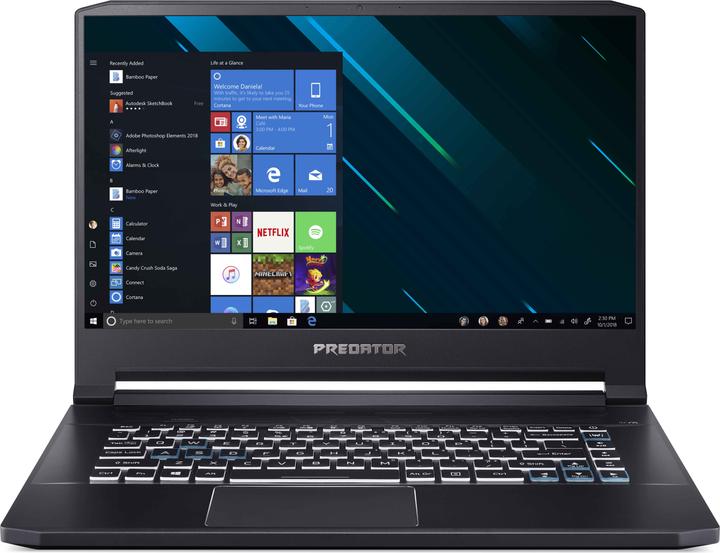 Acer Predator Triton 500 PT515-51 (15.60", Intel Core i7-9750H, 16 GB, 512 GB, CH)