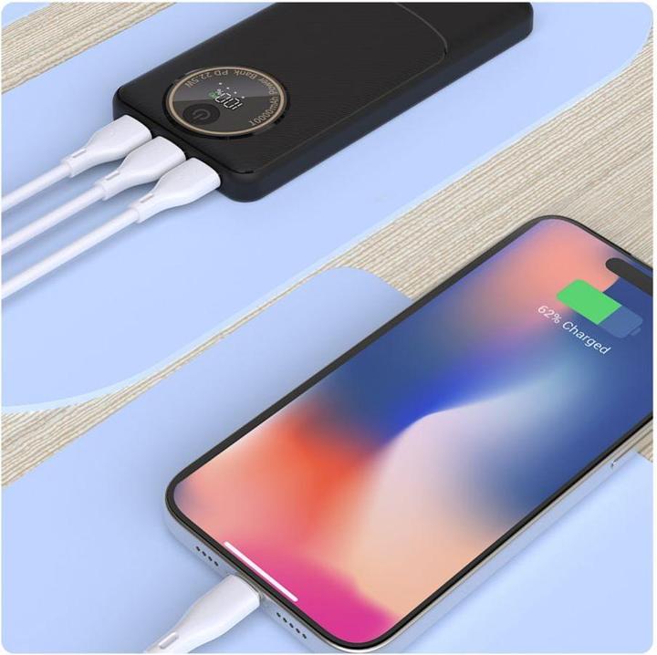 Produktbild Dudao K12 powerbank 20000mAh 22.5W Black (20000 mAh, 22.50 W, 22.50 Wh)