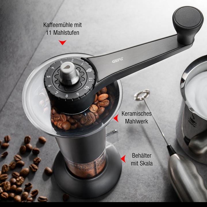 Produktbild GEFU Kaffeemühle Lorenzo schwarz