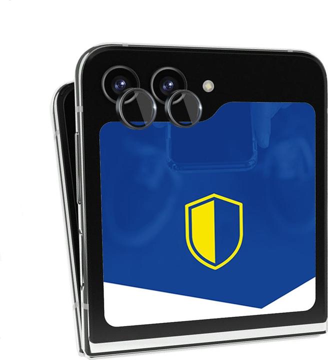 Actual product image 3MK Tempered Glass for Camera Lens Lens Protection Pro Black for Samsung Galaxy Z Flip 6 (1 Piece, Samsung Galaxy Z Flip6)