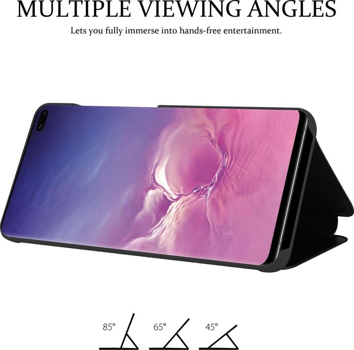 Productafbeelding Cadorabo Boek Smart View Spiegelhoes (Samsung Galaxy S10+)