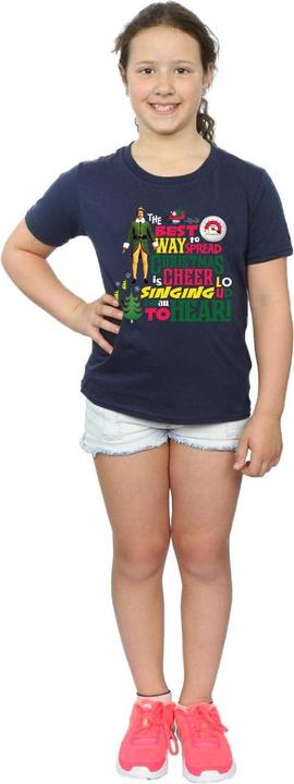 Immagine prodotto Elf Christmas Cheer Maglietta Ragazze (152, 158)