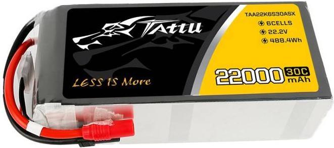 Produktbild Tattu Akumulator 22000mAh 22.2V 30C 6S1P LiPo AS150+XT150 (22.20 V, 22000 mAh)