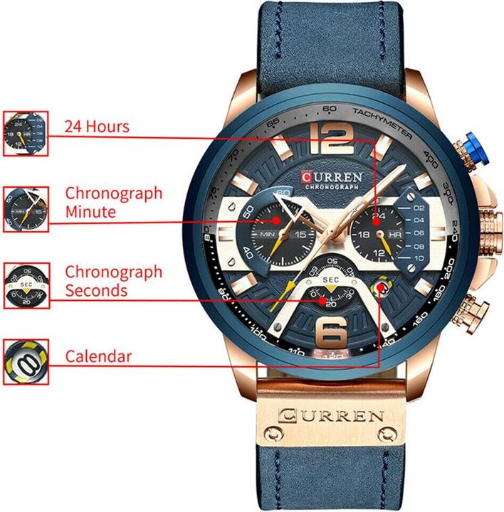 Immagine prodotto Curren Orologio da polso da uomo (Cronografo, 48 mm)