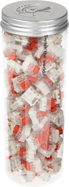 Produktbild Ducky Kailh Box Red Switches, mechanisch, 3-Pin, linear, MX-Stem, 45g - 110 Stück