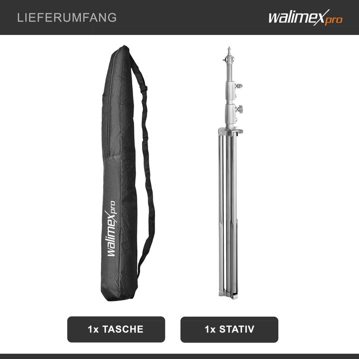 Actual product image Walimex pro Lamp Tripod 270 cm Heavy Duty (273 cm, 15 kg)