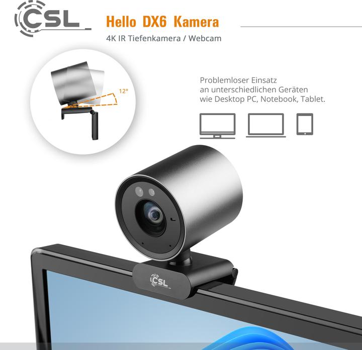 Image du produit CSL Hello DX6 WebCam (8.30 Mpx)