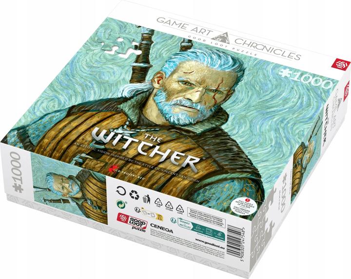 Actual product image Good Loot Game Art Chronicles Puzzle: The Witcher Geralt & Vincent van Gogh (1000 pieces) (1000 pieces)