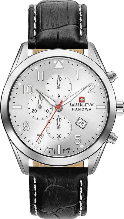Actual product image Swiss Military Hanowa Helvetus Chrono (Chronograph, Analogue wristwatch, 43 mm)