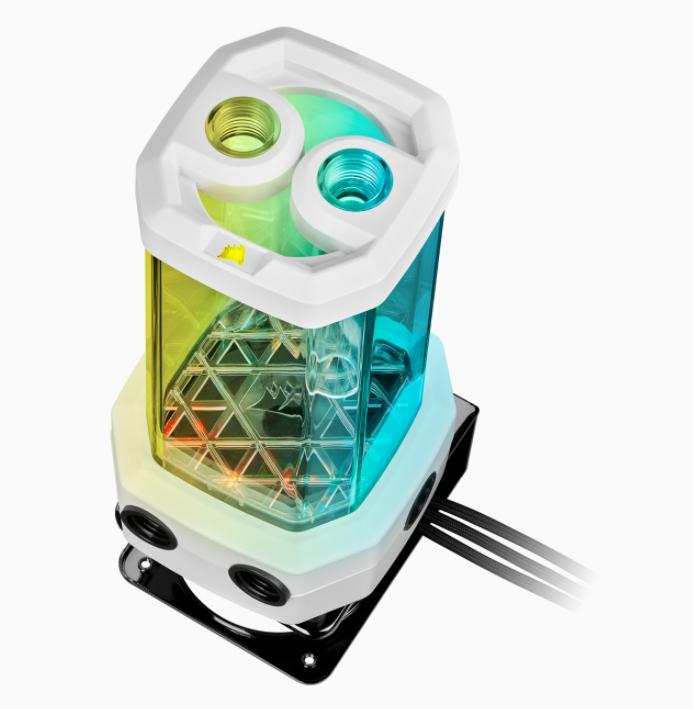 Actual product image Corsair Hydro X Series XD5 RGB D5 Pump Reservoir White
