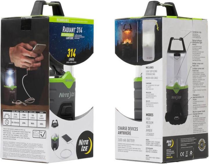 Actual product image Nite Ize Lantern withPowerb.R314RL-17-R8