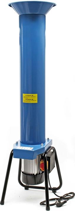 Wiltec Obsthäcksler 1100W 1,5PS 2800U/min 1000kg/h Stahl Obstmühle Kernobst