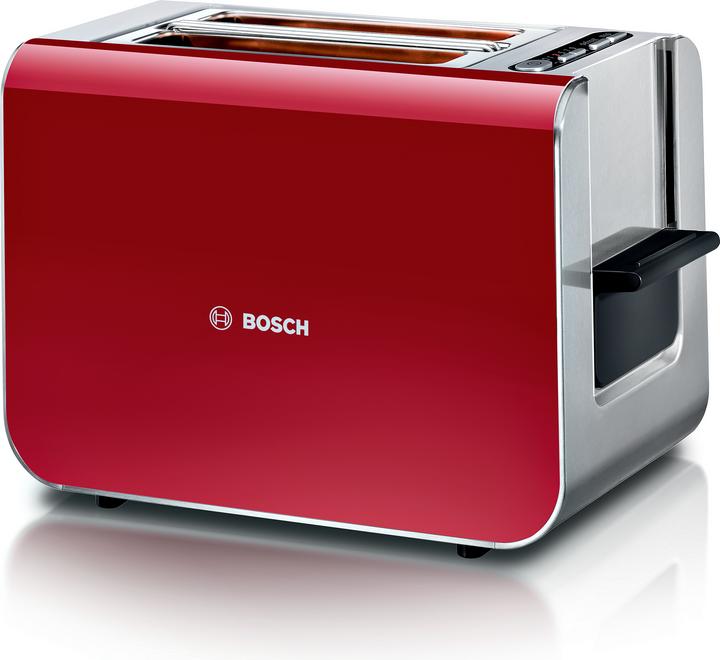 Actual product image Bosch Hausgeräte Compact toaster, Styline, red, TAT8614N