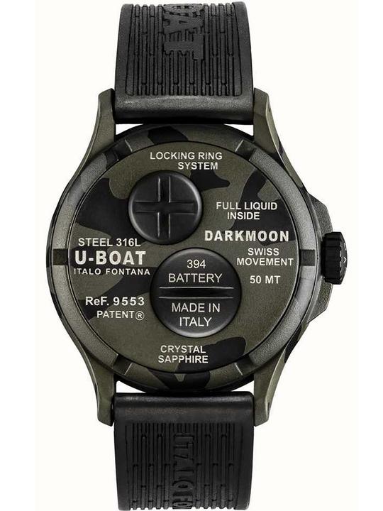 Produktbild U-Boat 9553 Darkmoon Grey Camouflage Herrenuhr 44mm 5ATM (Analoguhr, 44 mm)