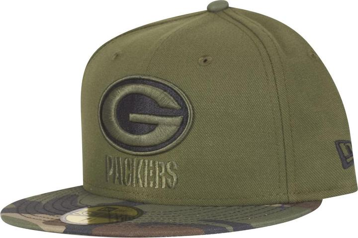 New Era 59Fifty Cap - Green Bay Packers wood camo - 7 1/4 (7 1/4)