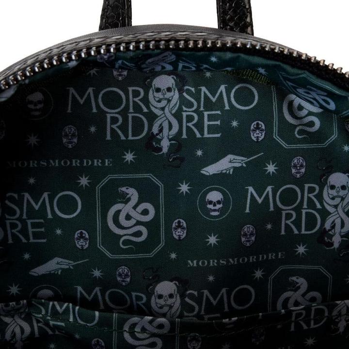 Actual product image Loungefly Harry Potter by Mini Backpack Death Eater Cosplay
