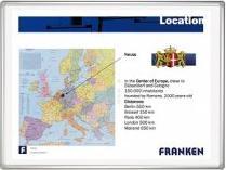 Actual product image Franken Whiteboard/Projectionboard PRO Plus Enamel (120 x 200 cm)