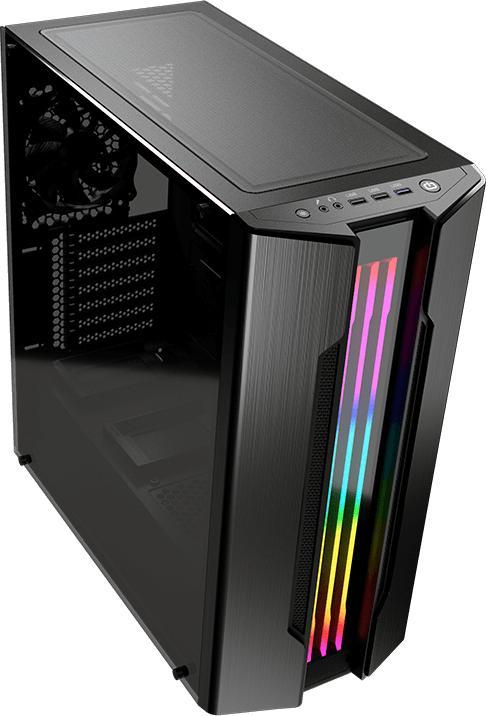 Actual product image Cougar Gemini S Iron-Gray RGB Mid Case (Mini-ITX, ATX, mATX, SSI CEB)