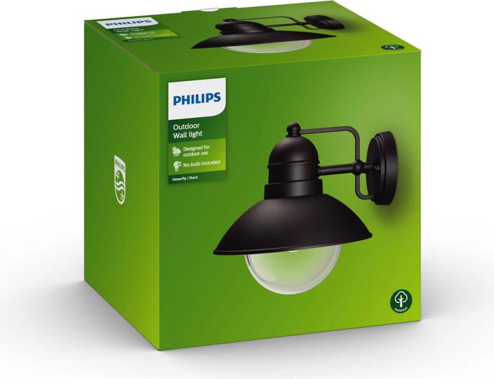 Produktbild Philips myGarden Wandleuchte 17237/30/PN,sw (2520 lm, E27, IP44)