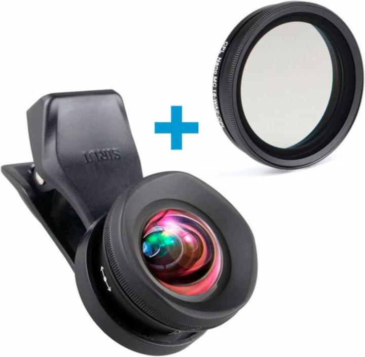 Immagine prodotto Sirui Set di lenti per smartphone da 18 WA + filtro polarizzatore in valigetta