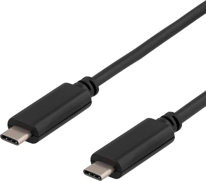 Actual product image Deltaco Mob. telephone cable, USB 3.1, 1m, black (1 m, USB 3.2 Gen 1)