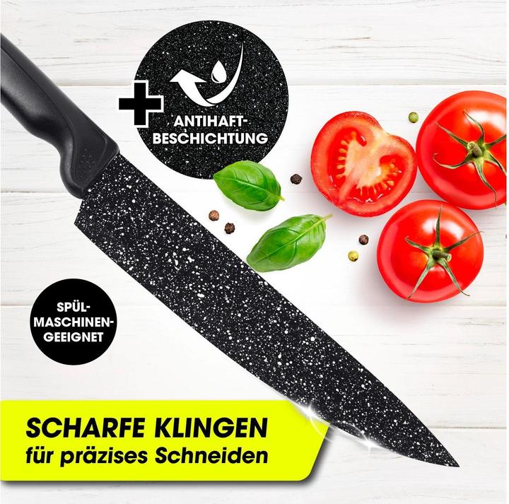 Actual product image Gourmetmaxx Knife set with peeler 6 pieces
