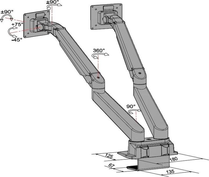 Image du produit Multibrackets MB Table Stand Duo (Tables, 32")