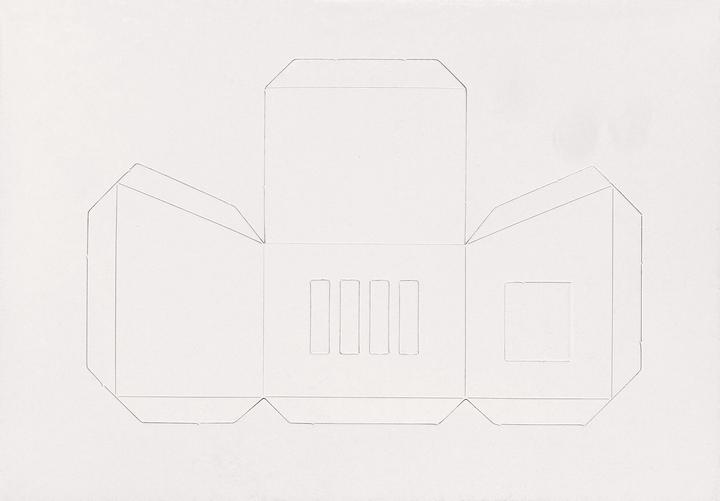 Image du produit Heyda Kit de bricolage Déco Maison croustillante carton blanc, A4