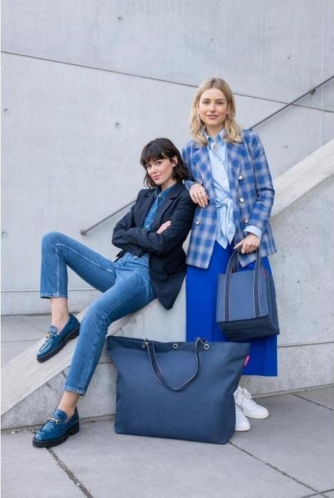 Produktbild reisenthel Flaschentasche Herringbone Dark Blue
