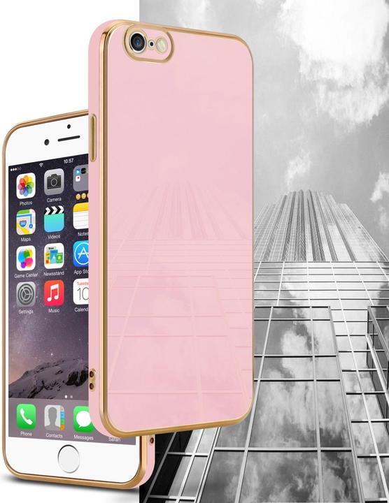 Actual product image Cadorabo Case for Apple iPhone 6 PLUS / 6S PLUS in TPU with camera protection LM130 Style (Apple iPhone 6 Plus)