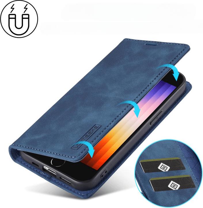 Produktbild LC.Imeeke iPhone 16e - Flip Case Vintage (Apple iPhone 16e)