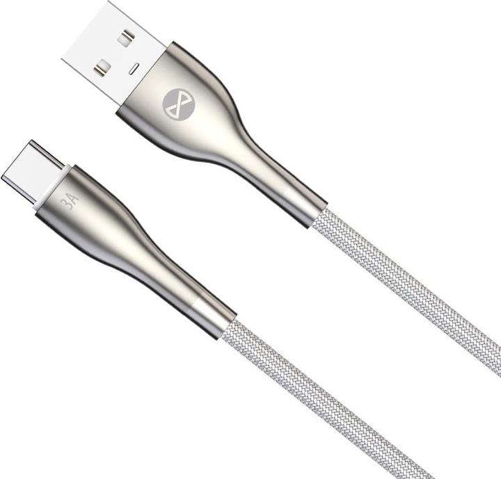 Produktbild Forever Schlankes Kabel USB - USB-C 1,0 m 3A weiss (USB 3.2 Gen 1)