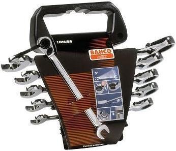 Immagine prodotto Bahco Set di chiavi ad anello metriche a cricchetto - 12 pezzi/supporto in plastica (12 mm, 8 mm, 13 mm, 10 mm, 19 mm, 17 mm, 18 mm, 11 mm, 16 mm, 15 mm, 14 mm, 9 mm)