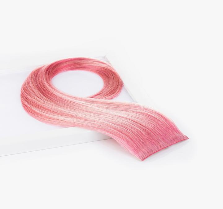 Actual product image Seiseta Invisible Clip-in Smooth Crazy Colors Purple 50/55 cm (Purple, 55 cm)