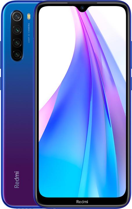 Produktbild Xiaomi Redmi Note 8T (64 GB, Starscape Blue, 6.30", Dual SIM + SD, 48 Mpx, 4G)