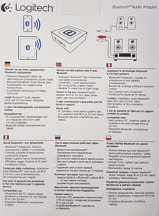 Actual product image Logitech Bluetooth Audio-Receiver (Receiver)