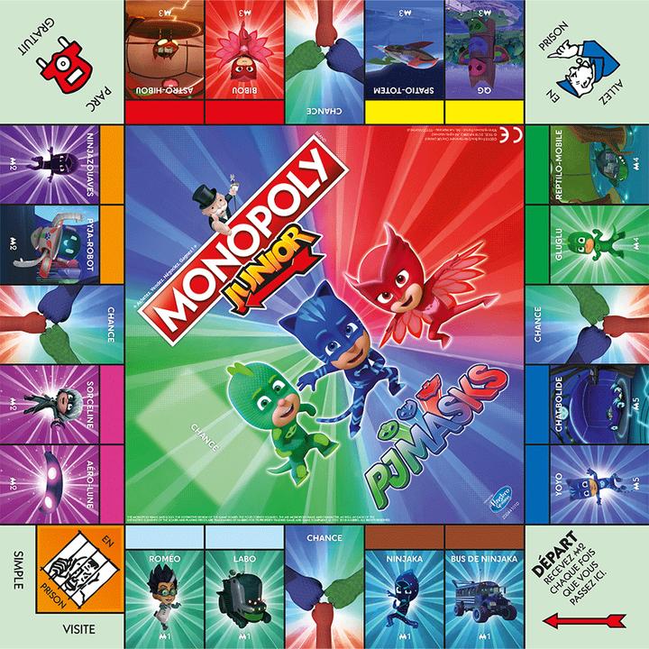 Actual product image Winning Moves Junior Monopoly Pyjamasques (French)