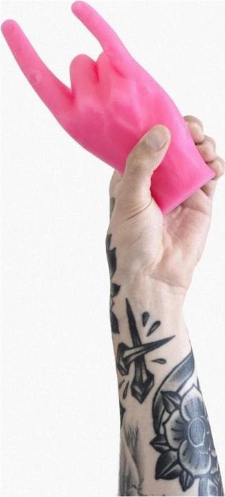 Actual product image Candle Hand You Rock (1 pcs.)