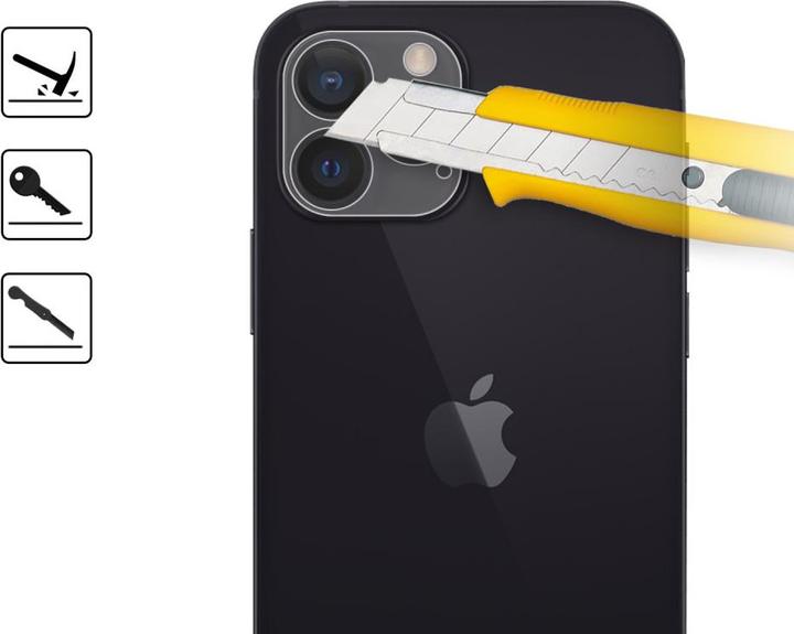 Image du produit Ueli Express Verre blindé pour la caméra de l'iPhone 13 Pro Max (1 pièce(s), Apple iPhone 13 Pro Max)