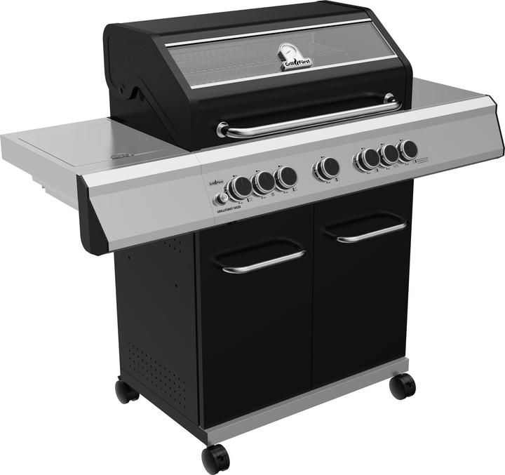 Image du produit Grillfürst G520G Barbecue à gaz à 5 brûleurs avec brûleur haute température, brûleur arrière et (15 kW)