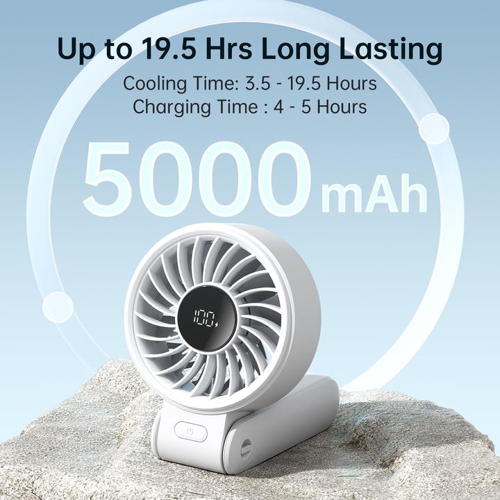 Produktbild Jisulife Handheld Fan Life7 (5000mAh) white